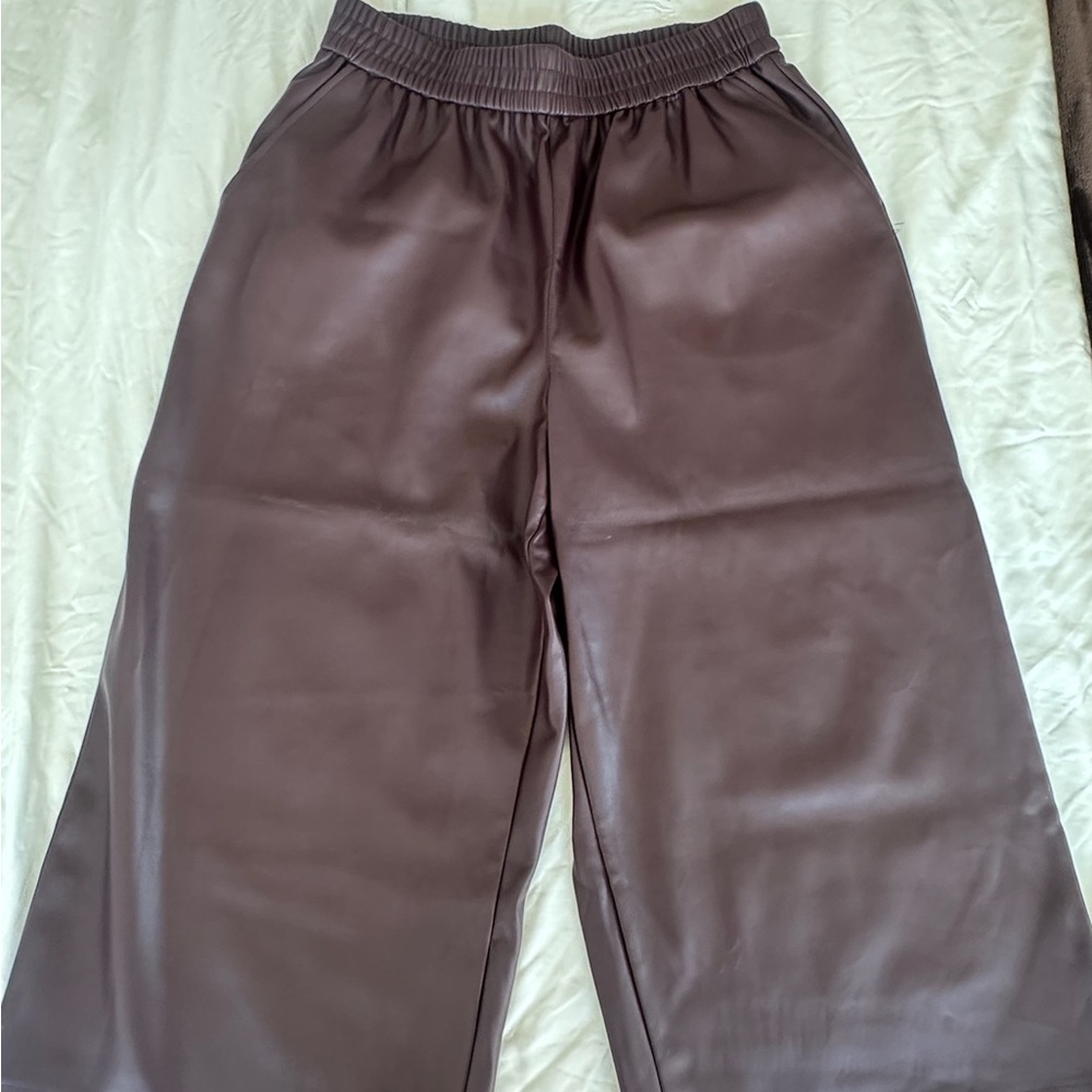 Scoop NYC Brown Wide-Leg Pants